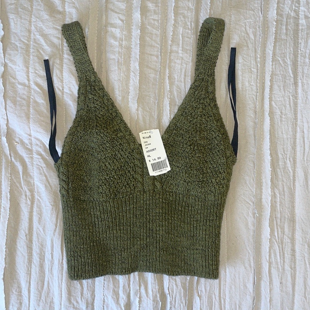 Knit crop top!